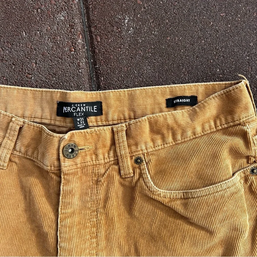 J. CREW Mercantile Flex Men’s Straight Leg Corduroy Pants Size 31/32
